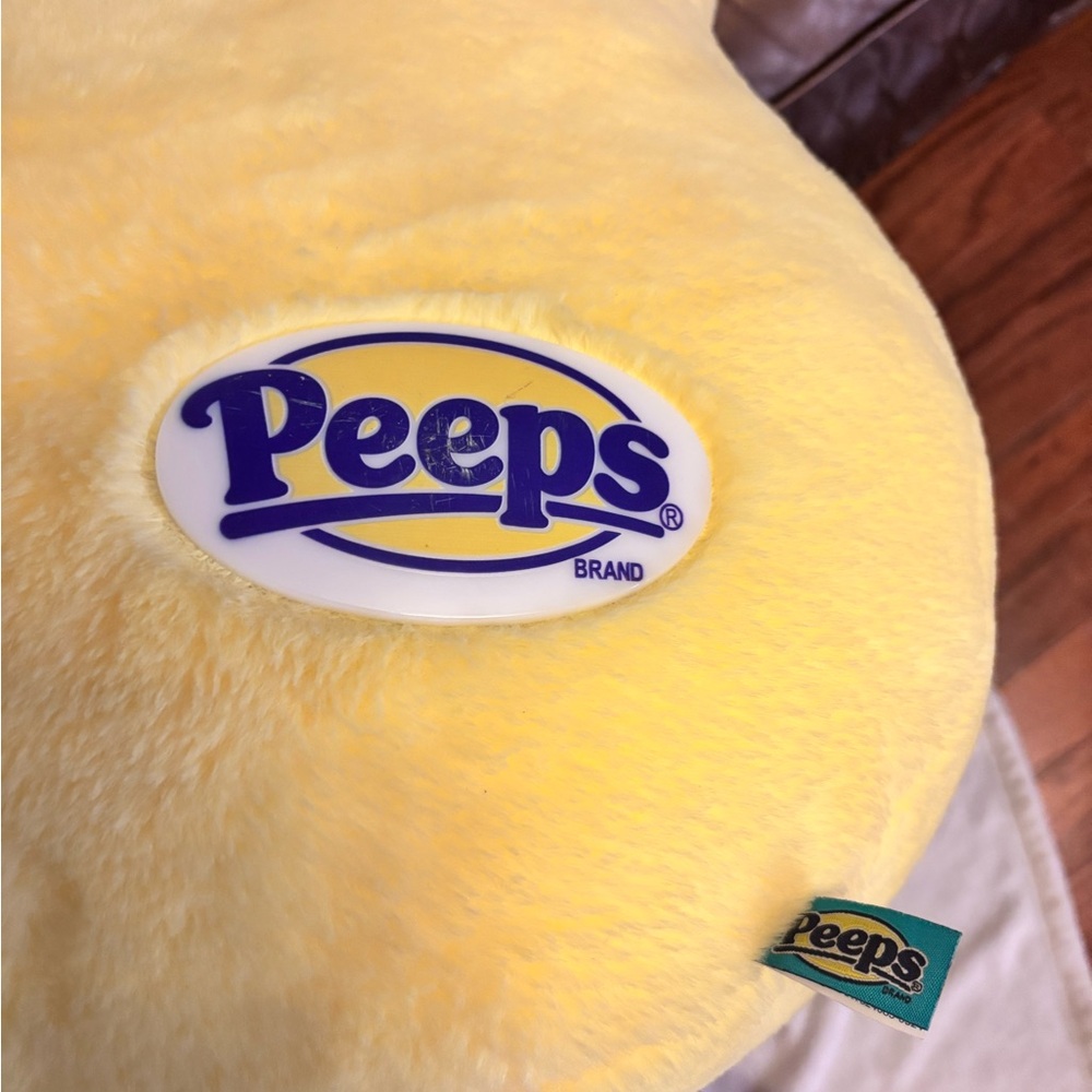 Peep Jumbo Yellow Bunny Plush 3 ft. NWOT - Picture 3 of 3